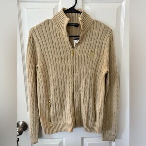NWT Ralph Lauren Zip Up Cardigan